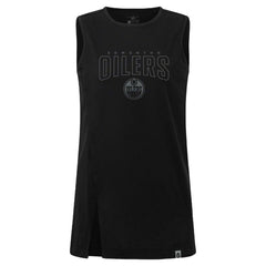 Edmonton Oilers Levelwear Women's Influx Darkmoon Tank Top Black