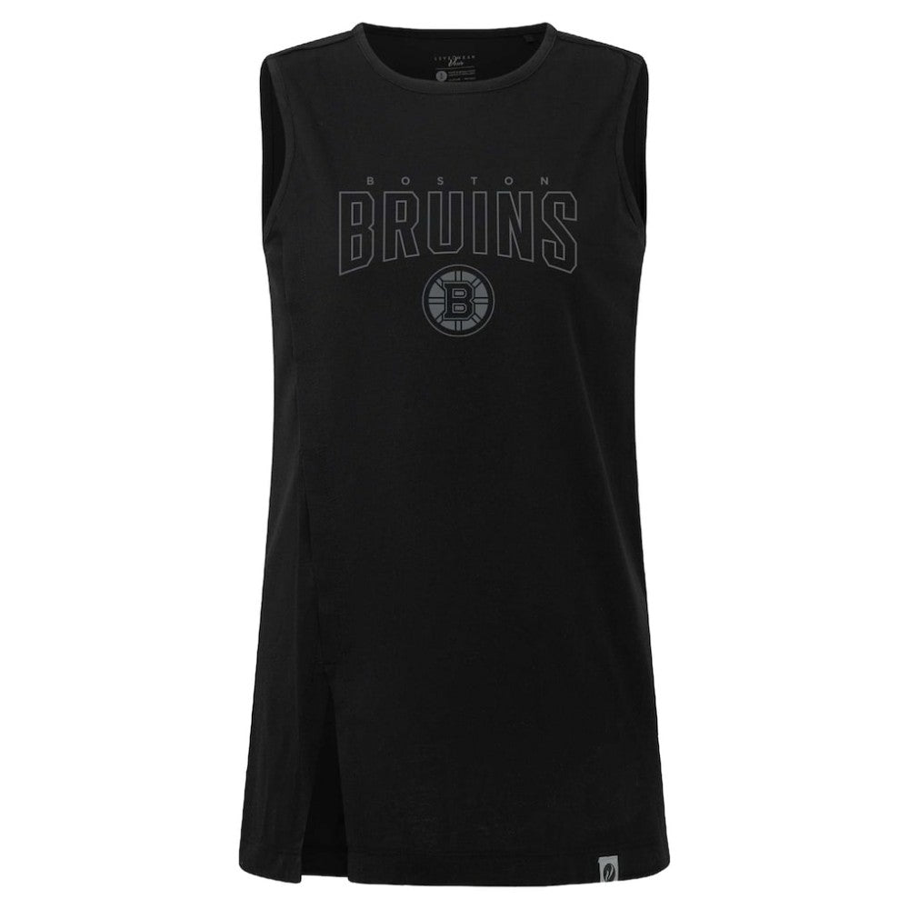 Boston Bruins Levelwear Women's Influx Darkmoon Tank Top Black