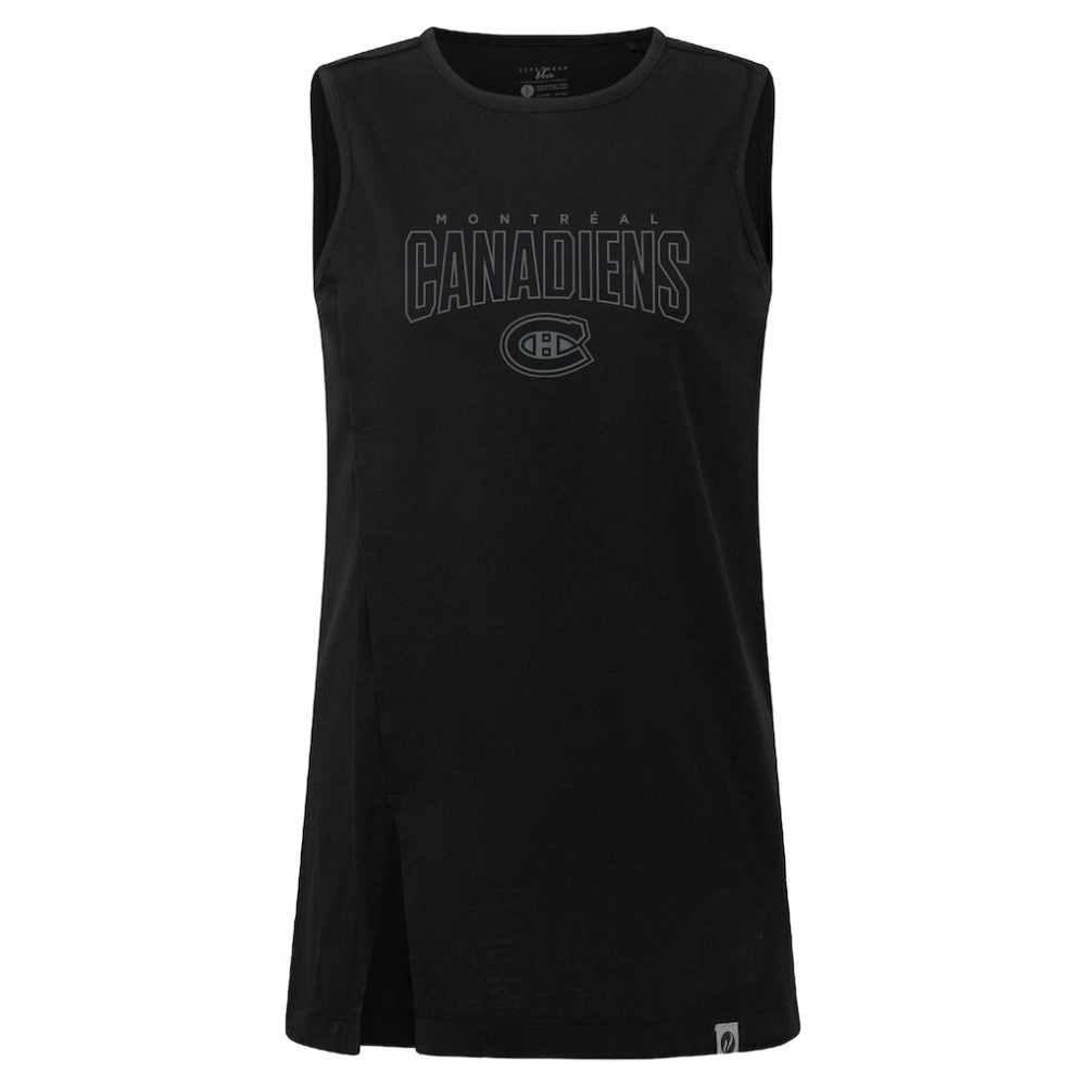Montreal Canadiens Levelwear Women's Influx Darkmoon Tank Top Black