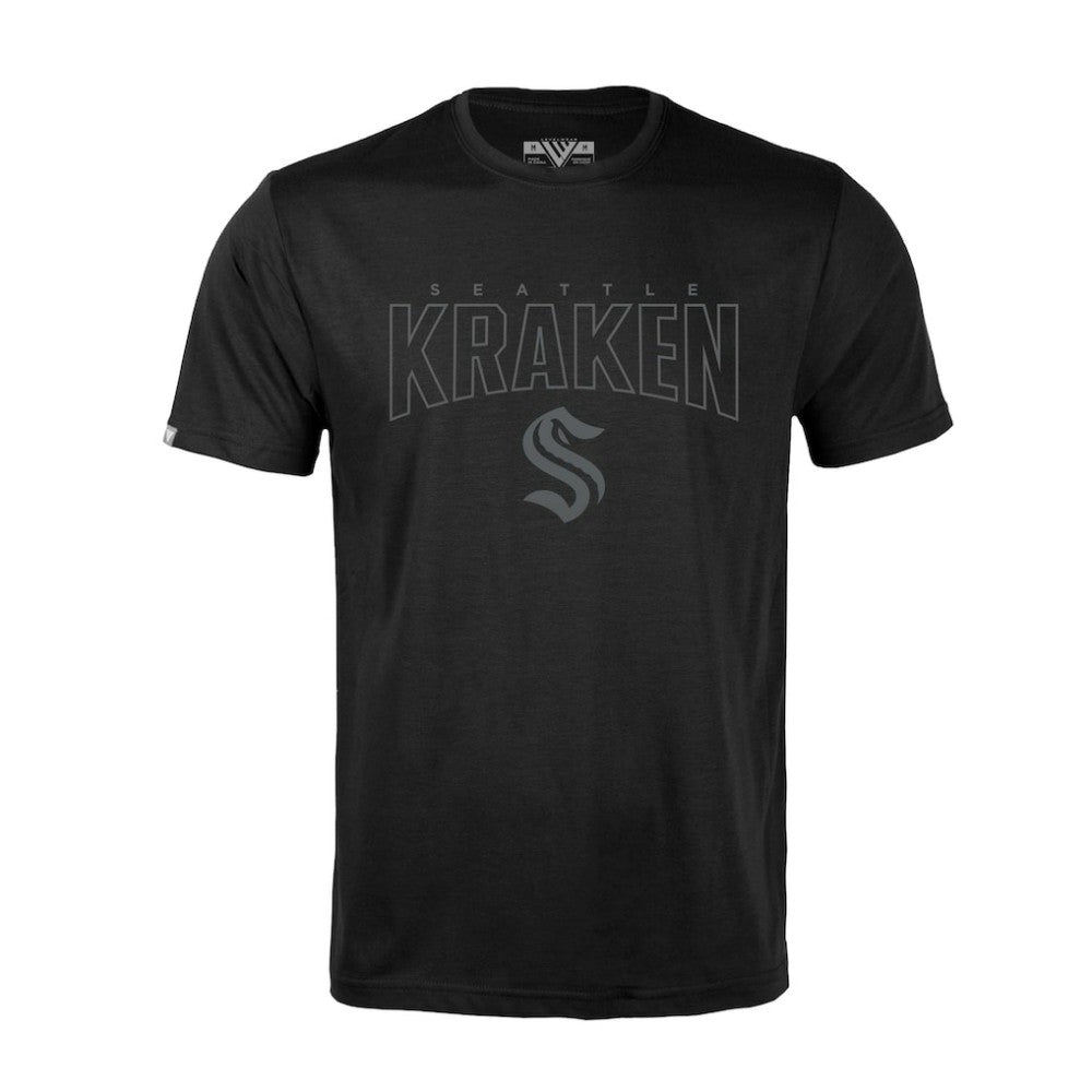 Seattle Kraken Levelwear Richmond Darkmoon T-Shirt Black
