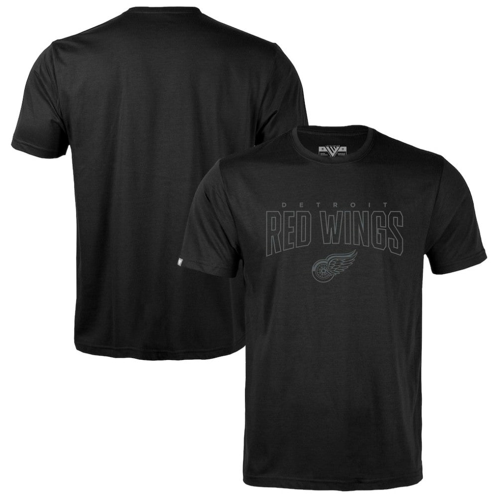 Detroit Red Wings Levelwear Richmond Darkmoon T-Shirt Black