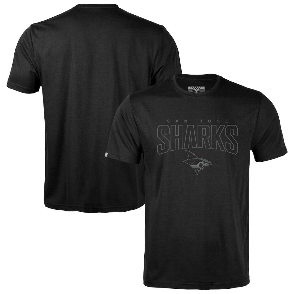 San Jose Sharks Levelwear Richmond Darkmoon T-Shirt Black