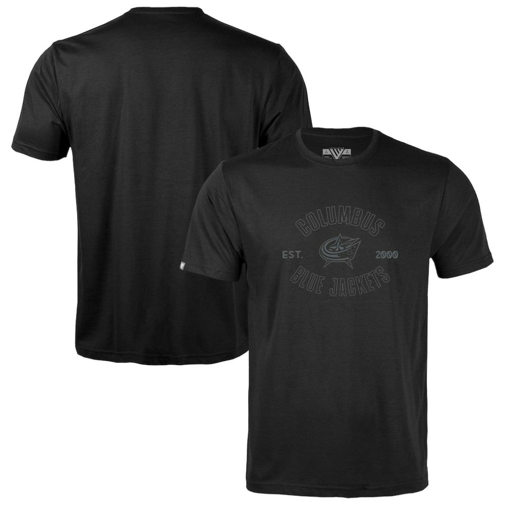Columbus Blue Jackets Levelwear Youth Little Richmond Abyssal T-Shirt Black