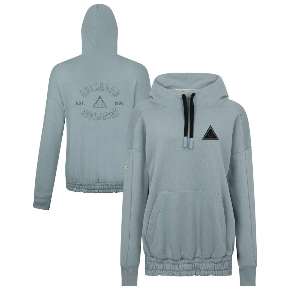 Colorado Avalanche Levelwear Women's Waterfall Nightfall Pullover Hoodie Gray