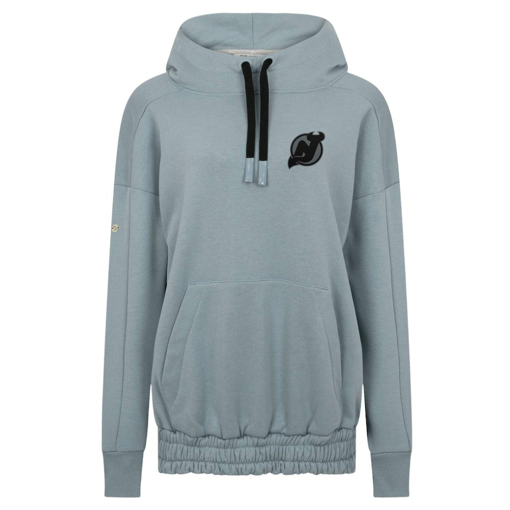 New Jersey Devils Levelwear Women's Waterfall Nightfall Pullover Hoodie Gray