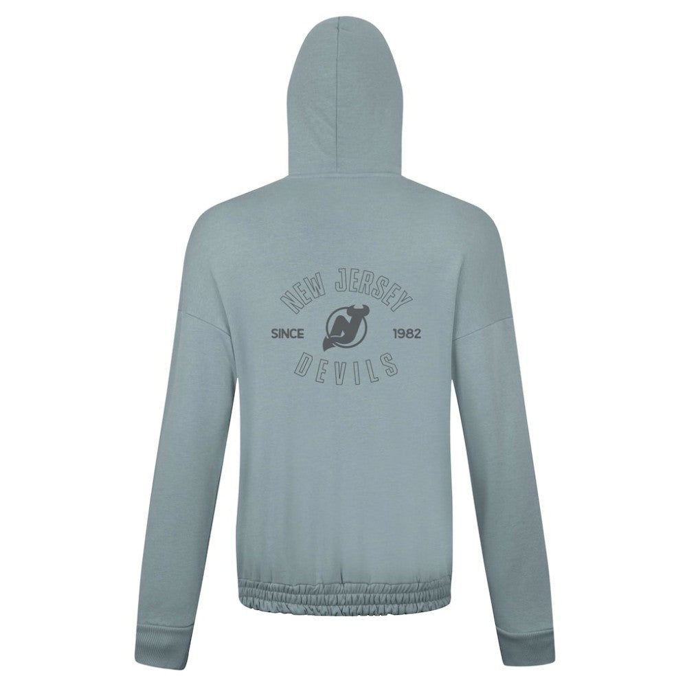 New Jersey Devils Levelwear Women's Waterfall Nightfall Pullover Hoodie Gray