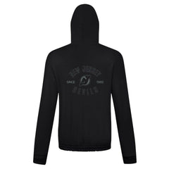 New Jersey Devils Levelwear Women's Waterfall Nightfall Pullover Hoodie Black