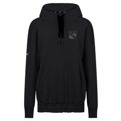 New York Rangers Levelwear Women's Waterfall Nightfall Pullover Hoodie Black