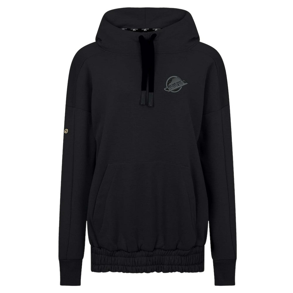 Vancouver Canucks Levelwear Women's Waterfall Nightfall Pullover Hoodie Black
