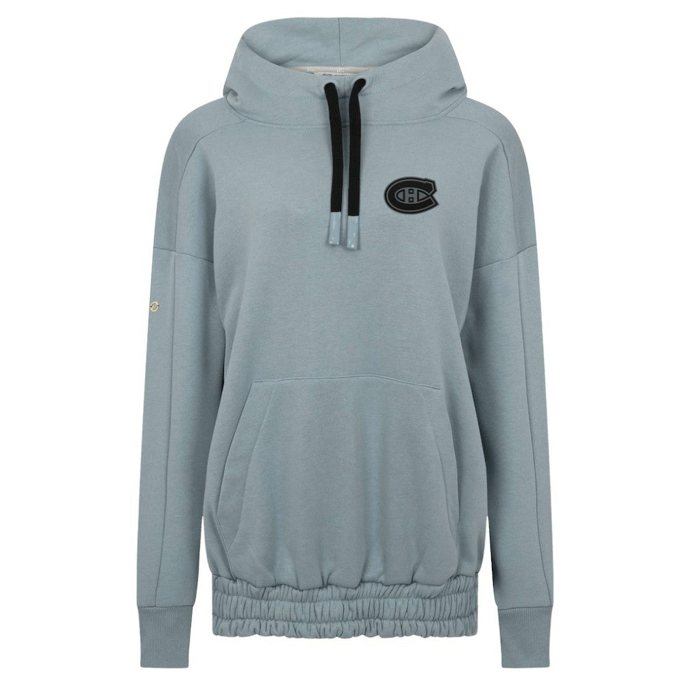 Montreal Canadiens Levelwear Women's Waterfall Nightfall Pullover Hoodie Gray
