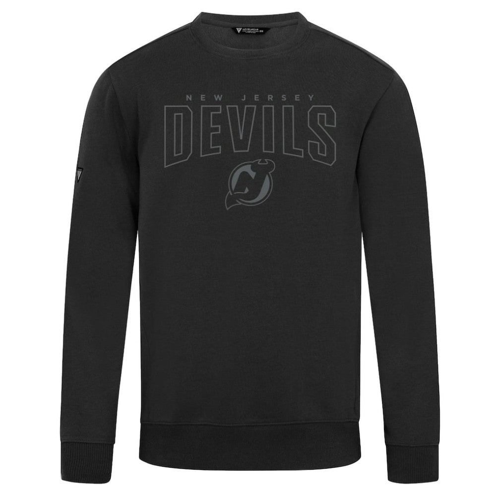 New Jersey Devils Levelwear Zane Darkmoon Pullover Sweatshirt Black