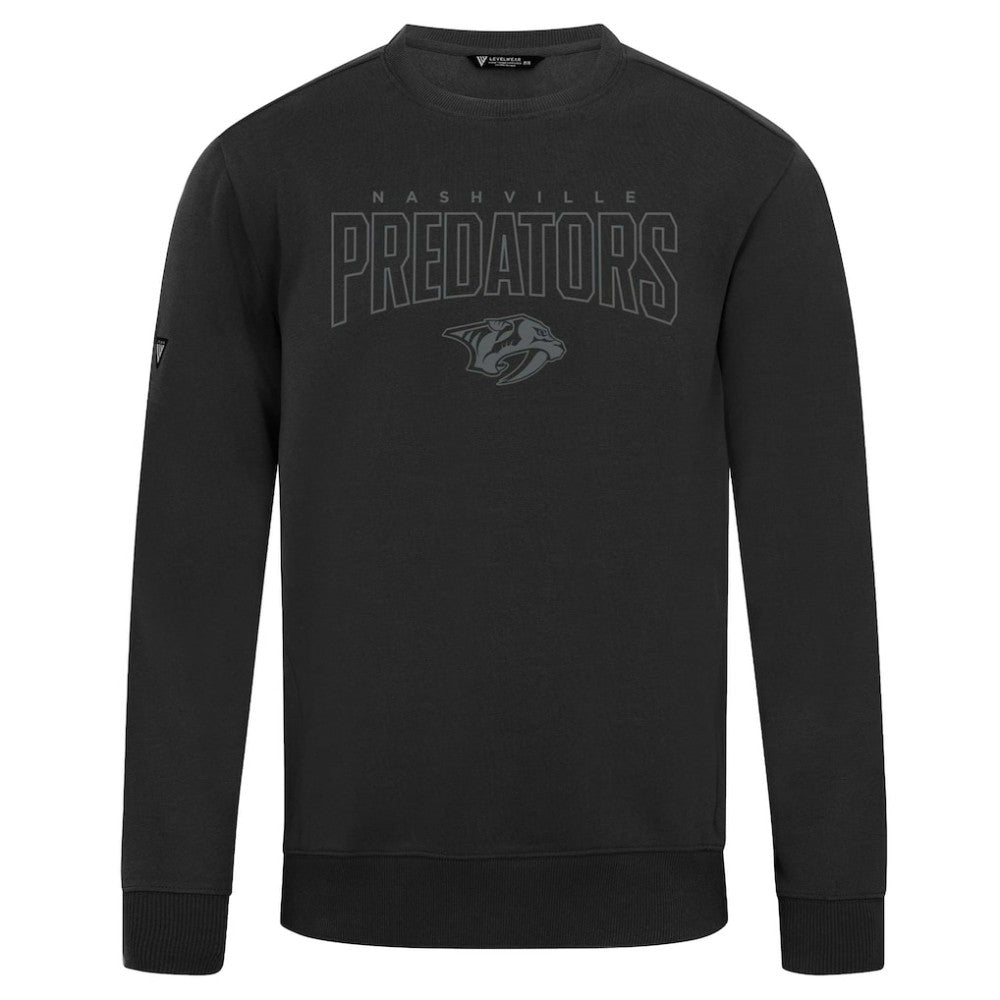 Nashville Predators Levelwear Zane Darkmoon Pullover Sweatshirt Black