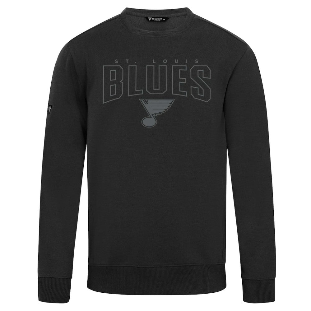 St. Louis Blues Levelwear Zane Darkmoon Pullover Sweatshirt Black