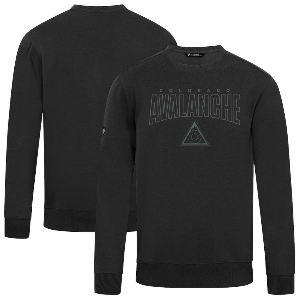 Colorado Avalanche Levelwear Zane Darkmoon Pullover Sweatshirt Black
