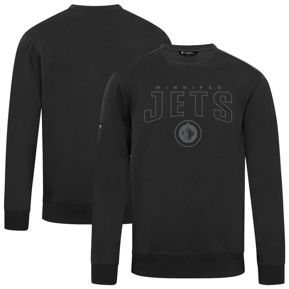 Winnipeg Jets Levelwear Zane Darkmoon Pullover Sweatshirt Black