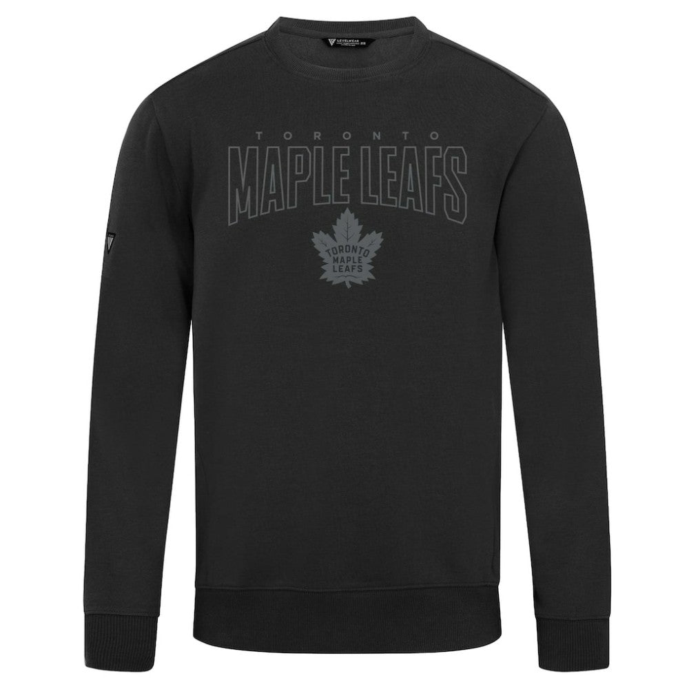 Toronto Maple Leafs Levelwear Zane Darkmoon Pullover Sweatshirt Black