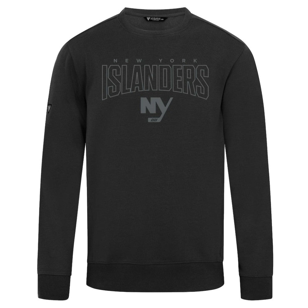 New York Islanders Levelwear Zane Darkmoon Pullover Sweatshirt Black