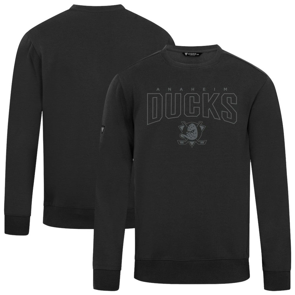 Anaheim Ducks Levelwear Zane Darkmoon Pullover Sweatshirt Black