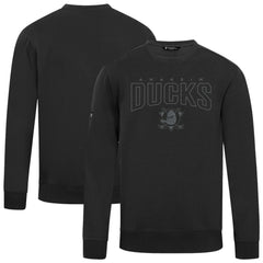 Anaheim Ducks Levelwear Zane Darkmoon Pullover Sweatshirt Black