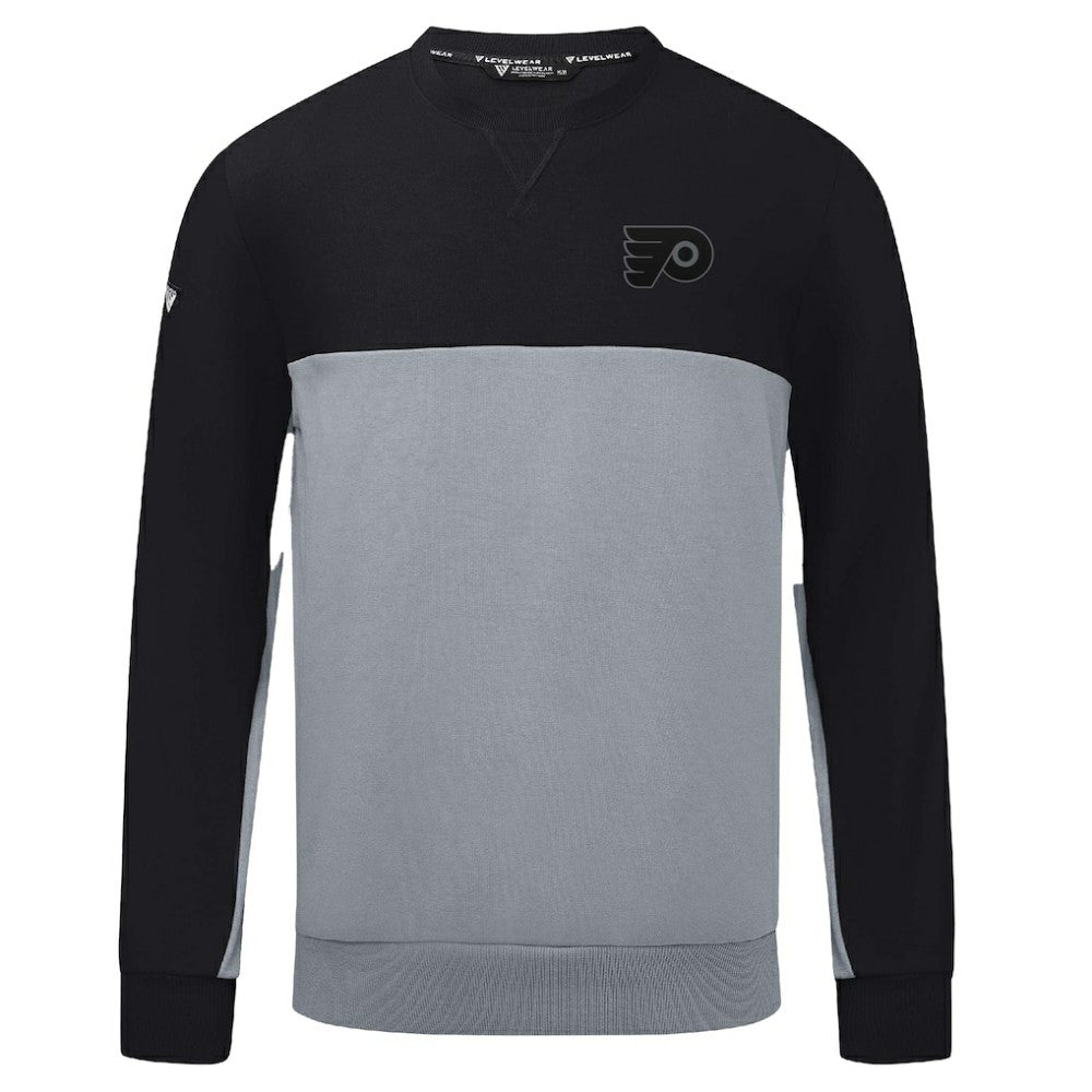 Philadelphia Flyers Levelwear Legacy Nightfall Pullover Sweatshirt Black/Gray