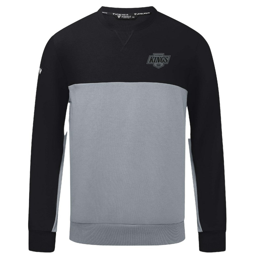 Los Angeles Kings Levelwear Legacy Nightfall Pullover Sweatshirt Black/Gray