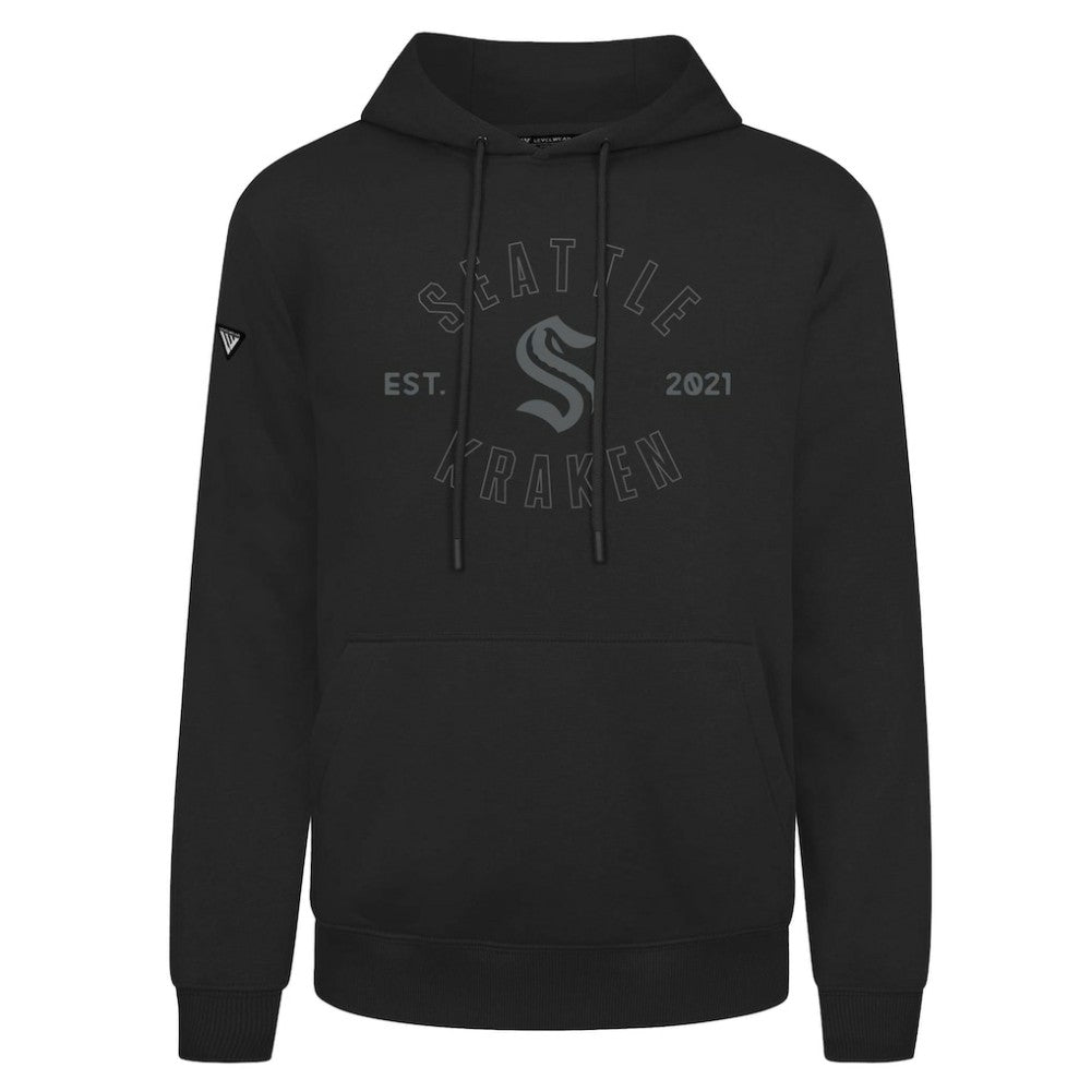Seattle Kraken Levelwear Podium Abyssal Pullover Hoodie Black