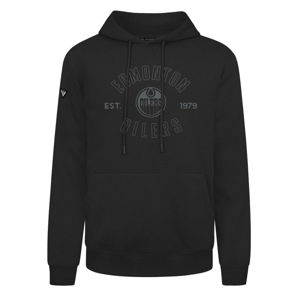 Edmonton Oilers Levelwear Podium Abyssal Pullover Hoodie Black