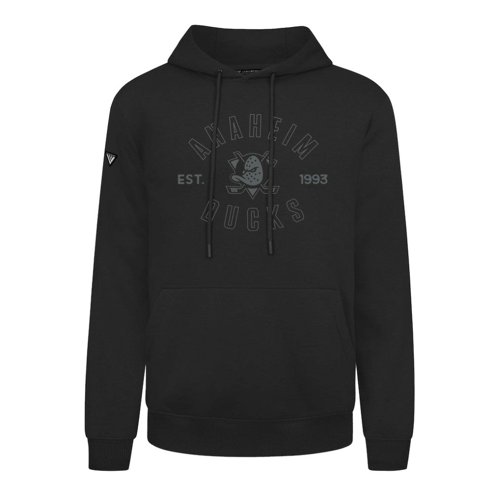 Anaheim Ducks Levelwear Podium Abyssal Pullover Hoodie Black