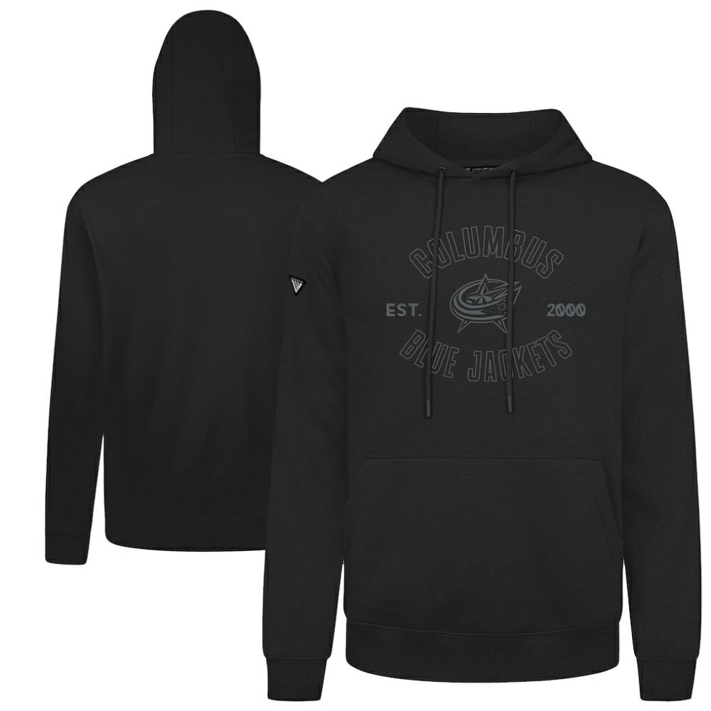 Columbus Blue Jackets Levelwear Podium Abyssal Pullover Hoodie Black