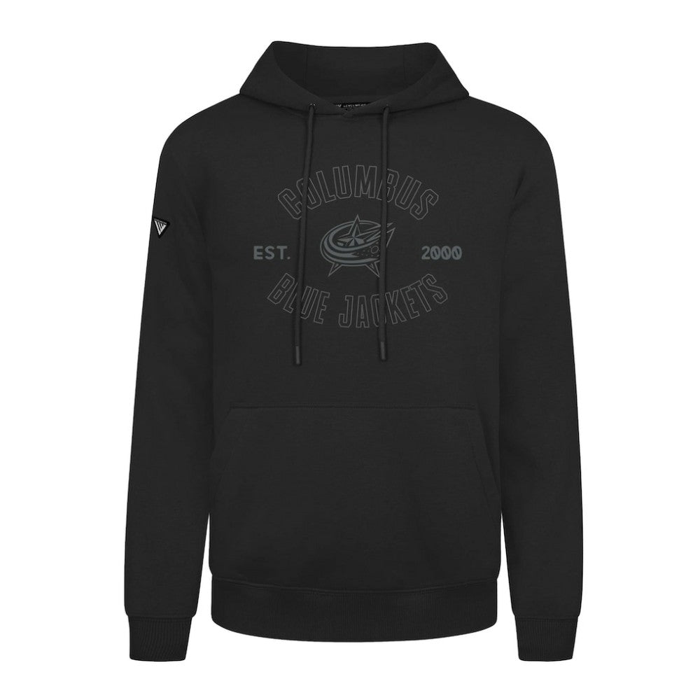 Columbus Blue Jackets Levelwear Podium Abyssal Pullover Hoodie Black