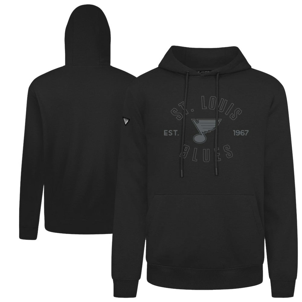 St. Louis Blues Levelwear Podium Abyssal Pullover Hoodie Black