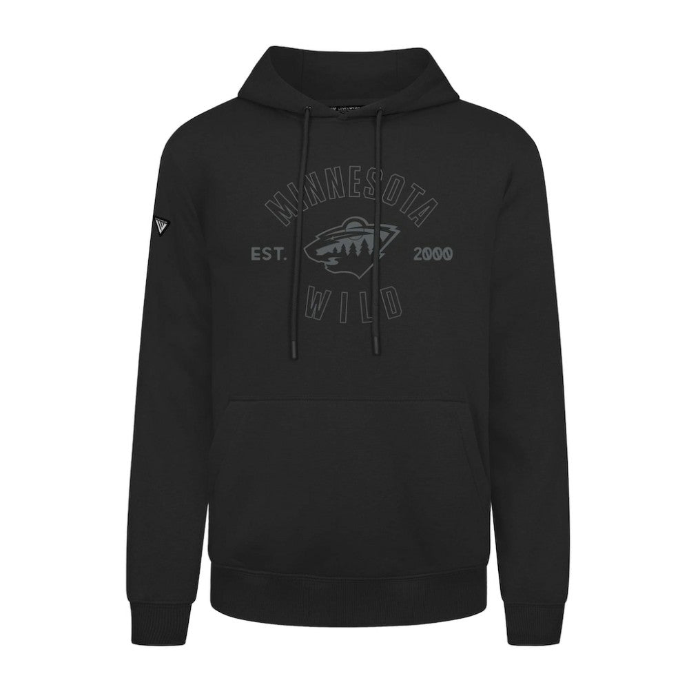 Minnesota Wild Levelwear Podium Abyssal Pullover Hoodie Black