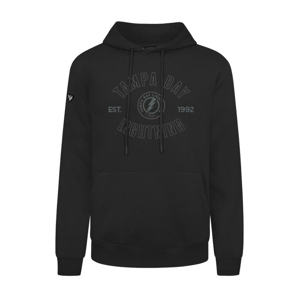 Tampa Bay Lightning Levelwear Podium Abyssal Pullover Hoodie Black