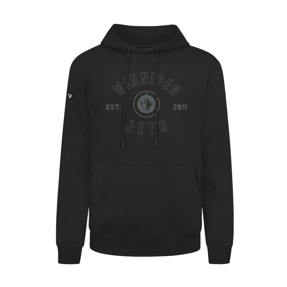 Winnipeg Jets Levelwear Podium Abyssal Pullover Hoodie Black