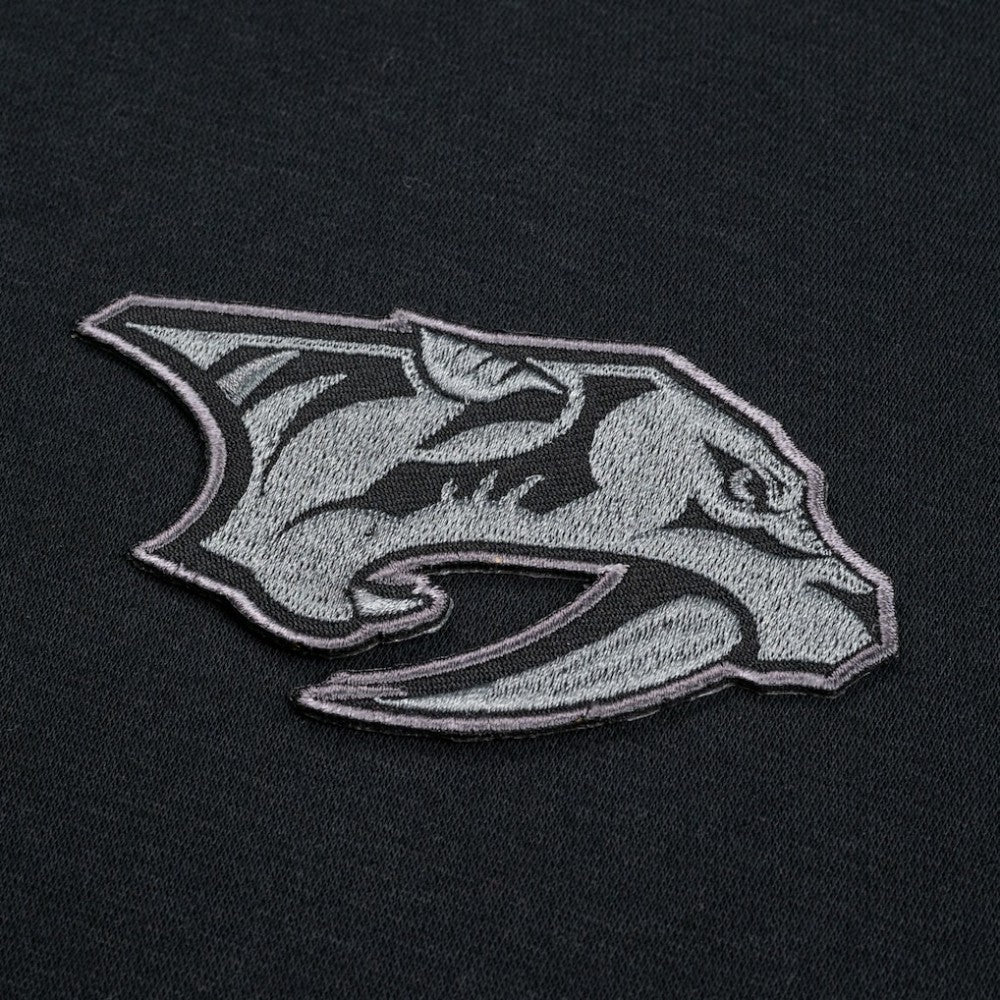 Nashville Predators Levelwear Murray Nightfall Quarter-Zip Jacket Black