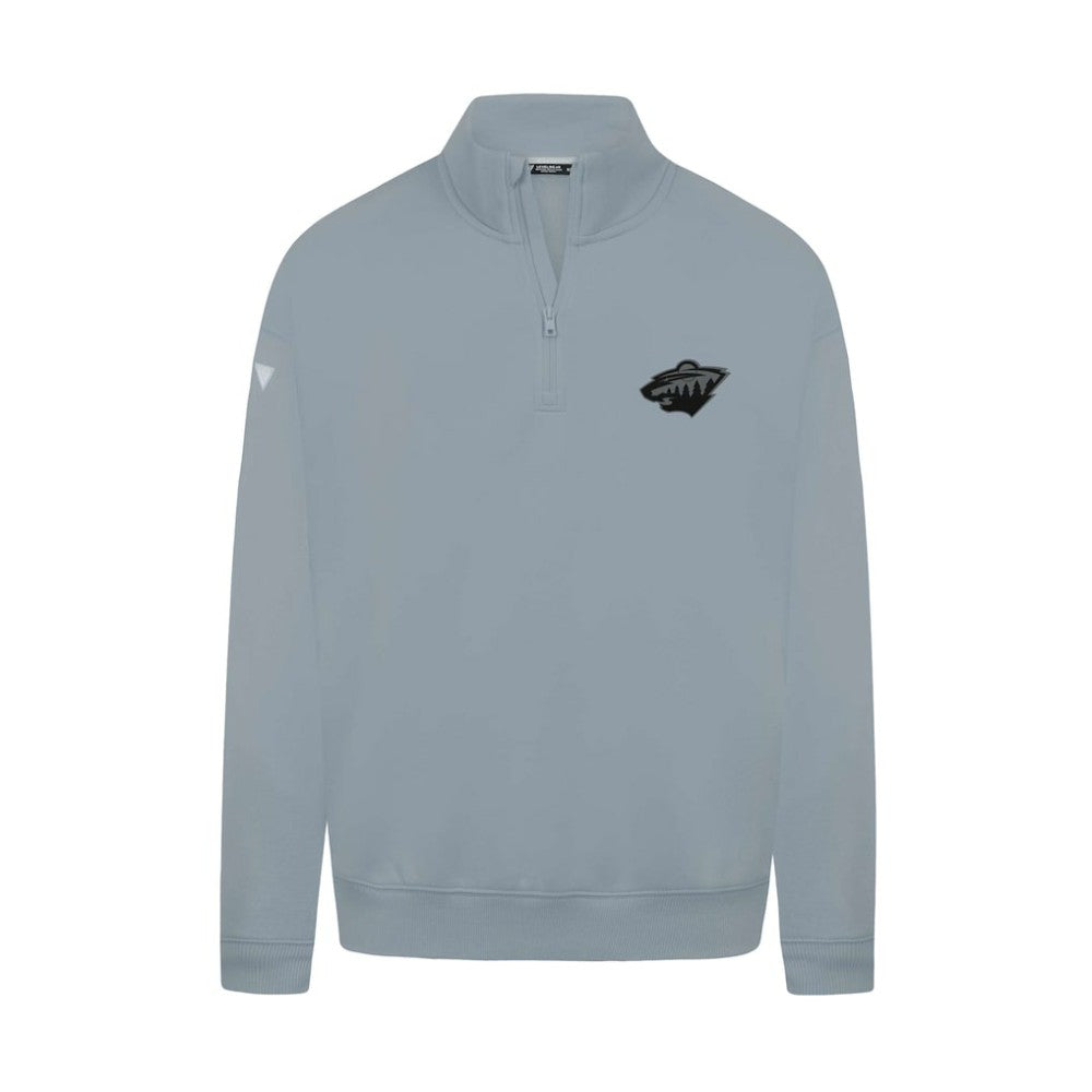 Minnesota Wild Levelwear Murray Nightfall Quarter-Zip Jacket Gray