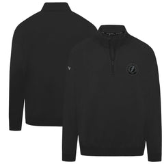 Tampa Bay Lightning Levelwear Murray Nightfall Quarter-Zip Jacket Black