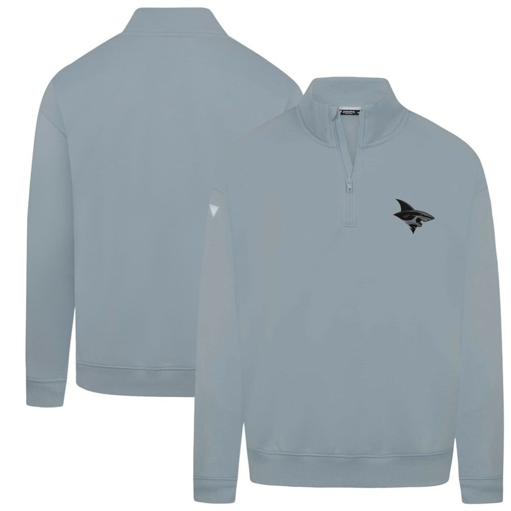 San Jose Sharks Levelwear Murray Nightfall Quarter-Zip Jacket Gray