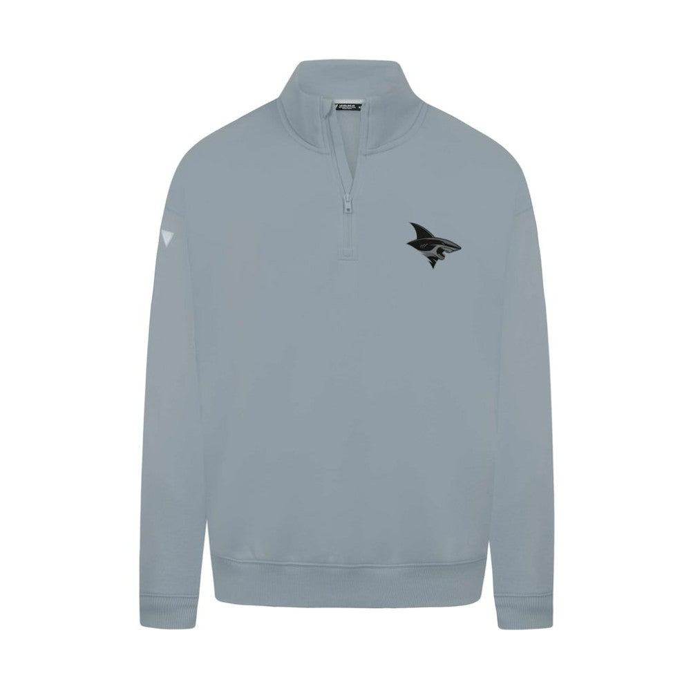 San Jose Sharks Levelwear Murray Nightfall Quarter-Zip Jacket Gray