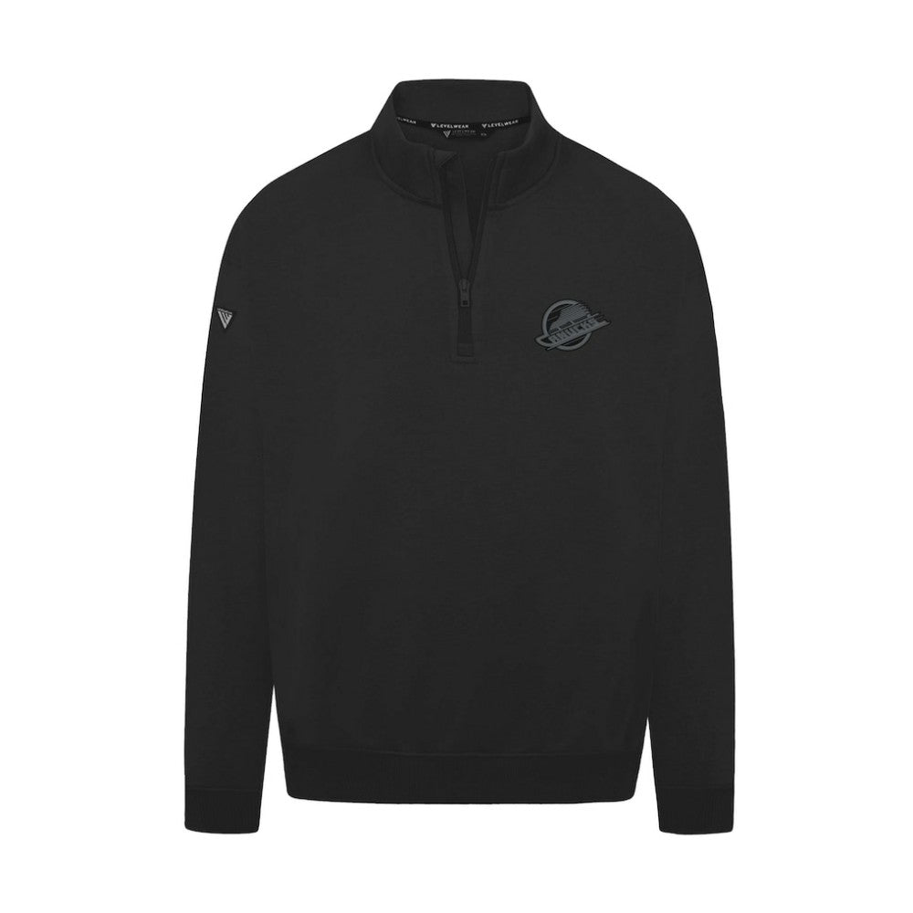 Vancouver Canucks Levelwear Murray Nightfall Quarter-Zip Jacket Black
