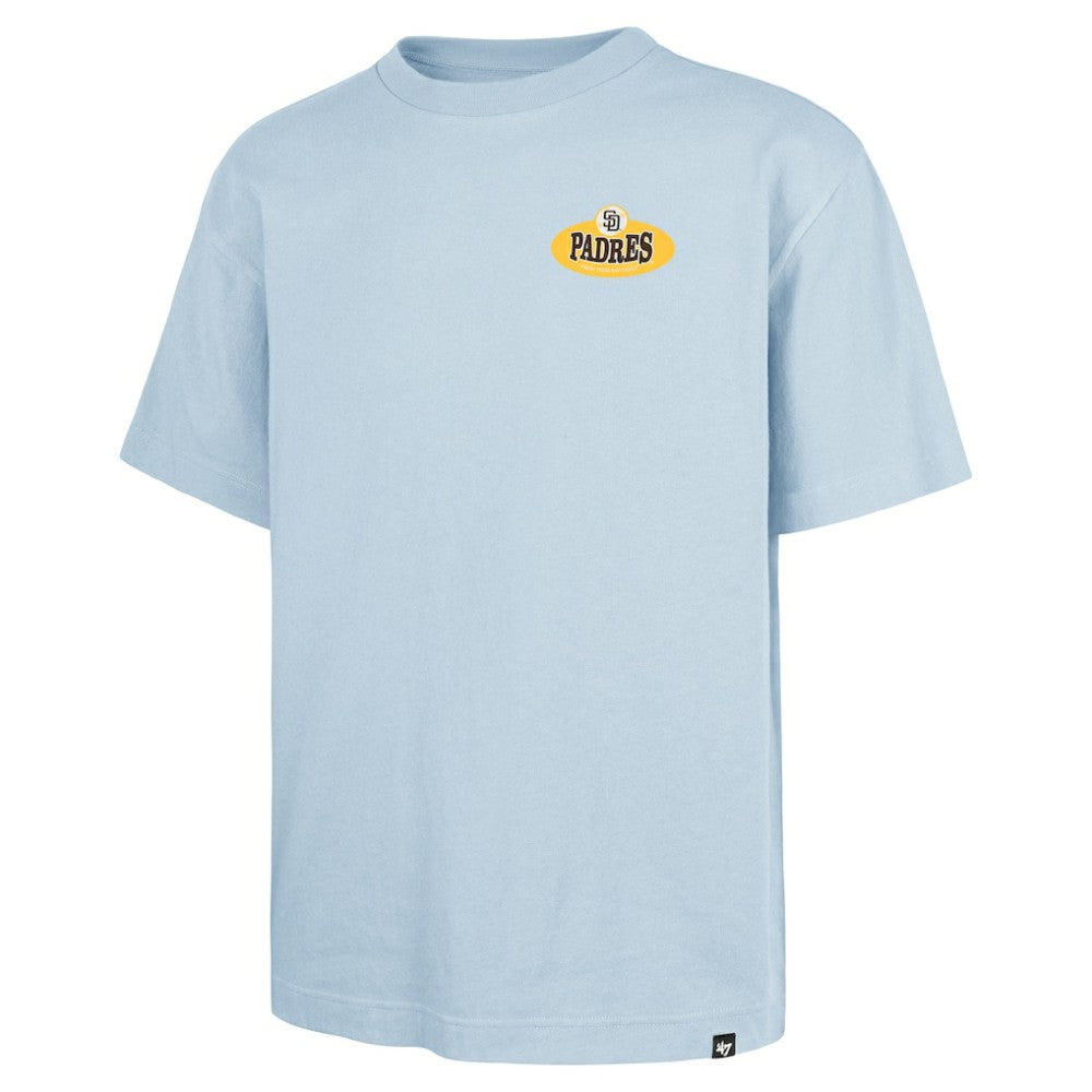 San Diego Padres Ice Cream Parlor Foundation T-Shirt Light Blue | 47 brand