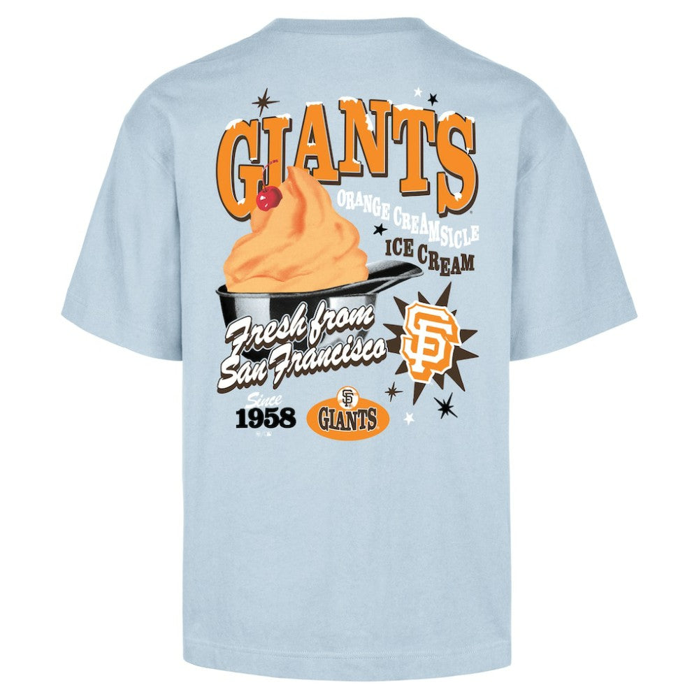 San Francisco Giants Ice Cream Parlor Foundation T-Shirt Light Blue | 47 brand