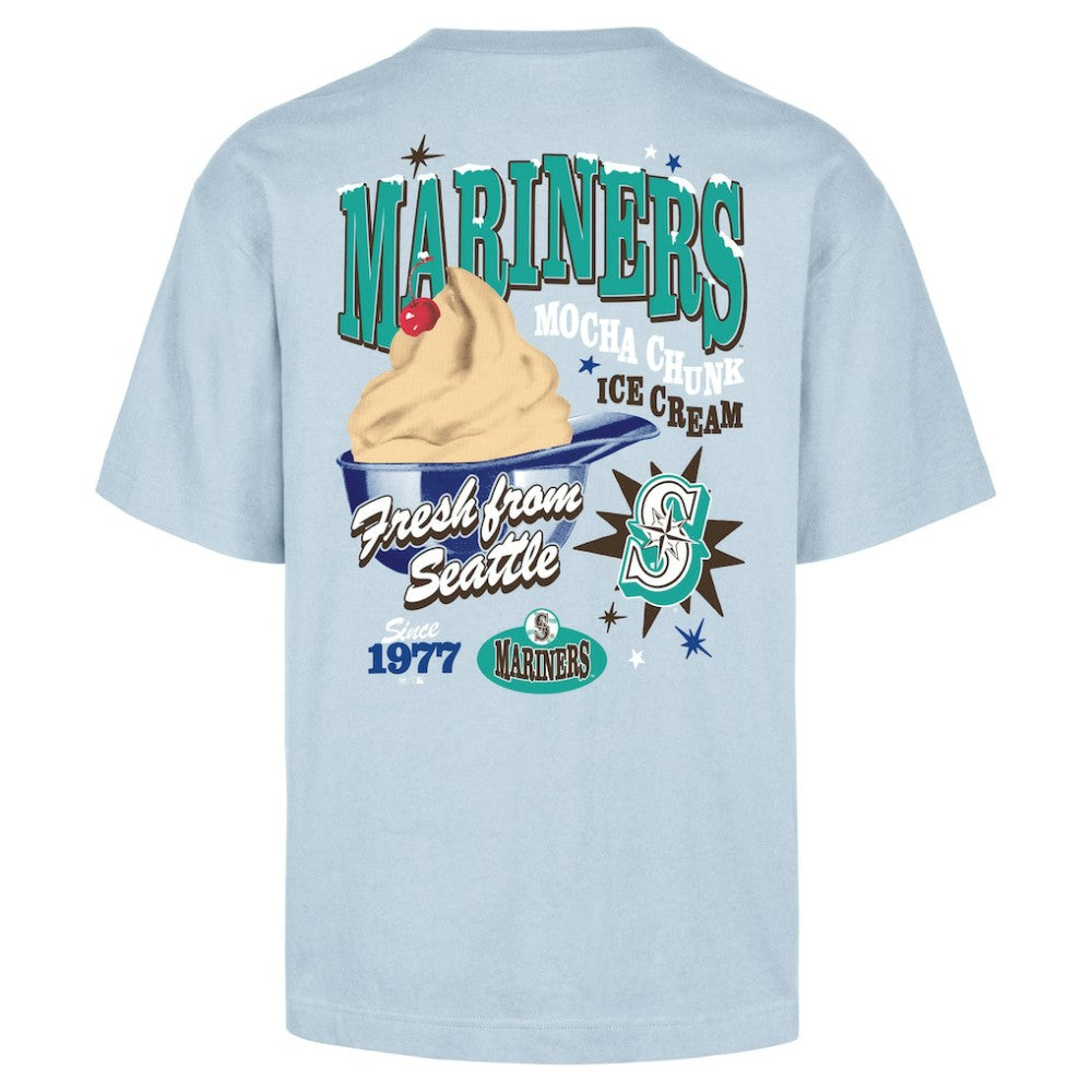 Seattle Mariners Ice Cream Parlor Foundation T-Shirt Light Blue | 47 brand