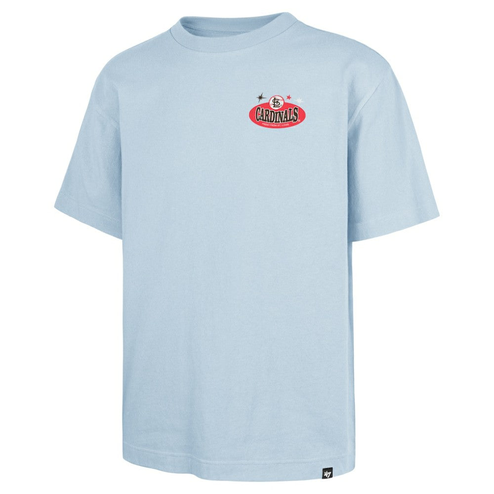 St. Louis Cardinals Ice Cream Parlor Foundation T-Shirt Light Blue | 47 brand