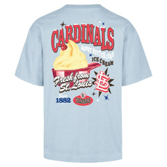 St. Louis Cardinals Ice Cream Parlor Foundation T-Shirt Light Blue | 47 brand