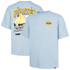 Pittsburgh Pirates Ice Cream Parlor Foundation T-Shirt Light Blue | 47 brand