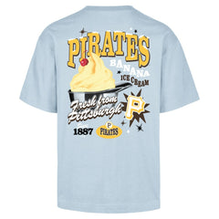 Pittsburgh Pirates Ice Cream Parlor Foundation T-Shirt Light Blue | 47 brand