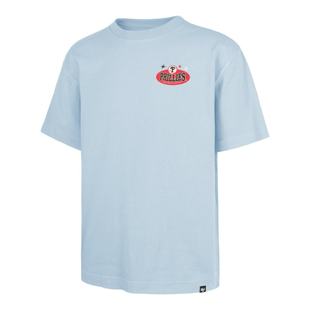 Philadelphia Phillies Ice Cream Parlor Foundation T-Shirt Light Blue | 47 brand