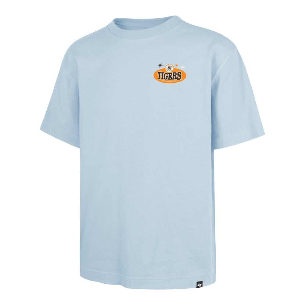 Detroit Tigers Ice Cream Parlor Foundation T-Shirt Light Blue | 47 brand