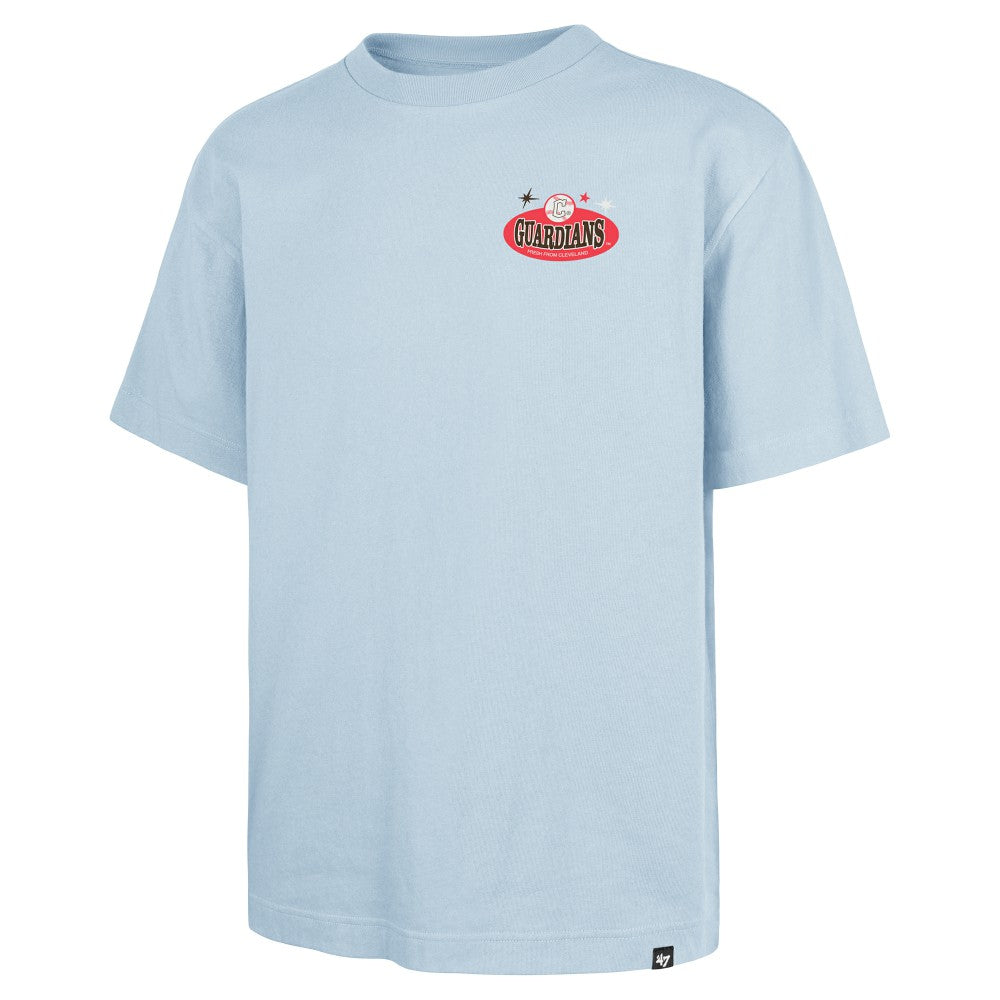 Cleveland Guardians Ice Cream Parlor Foundation T-Shirt Light Blue | 47 brand